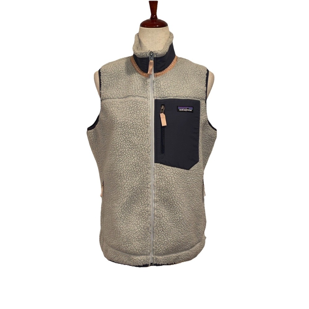 PATAGONIA CLASSIC RETRO-X VEST Gray/Dark Gray Women's Medium‎
